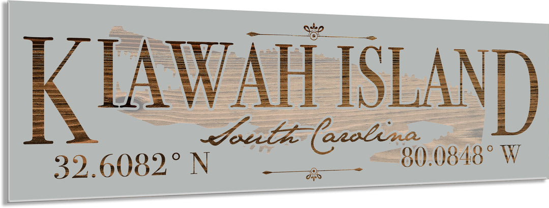 FP0736 - Kiawah Island, SC Gator Engraved Stick (Bronze)