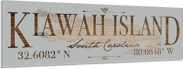 FP0736 - Kiawah Island, SC Gator Engraved Stick (Bronze)