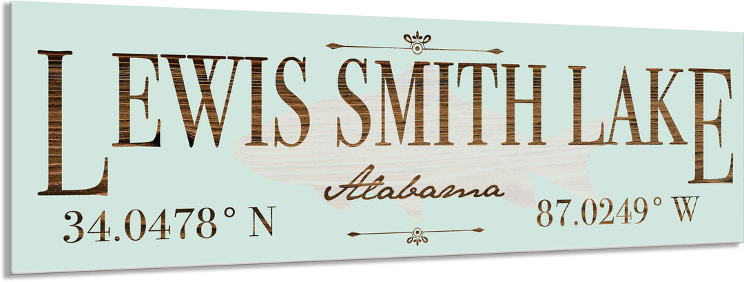 FP0441 - Lewis Smith Lake, AL Engraved Stick (Standard)