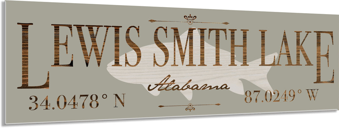 FP0441 - Lewis Smith Lake, AL Engraved Stick (Standard)
