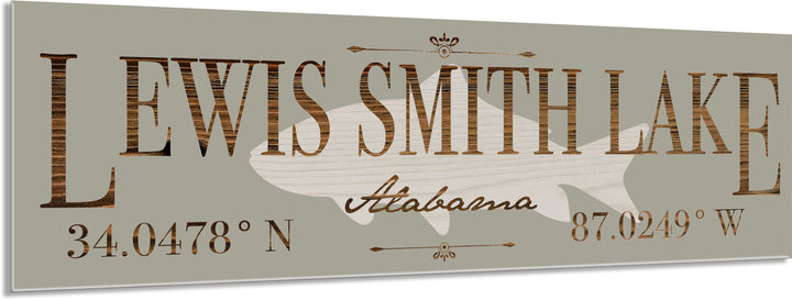 FP0441 - Lewis Smith Lake, AL Engraved Stick (Standard)