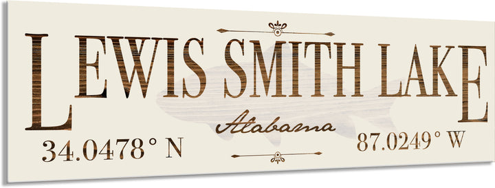 FP0441 - Lewis Smith Lake, AL Engraved Stick (Standard)