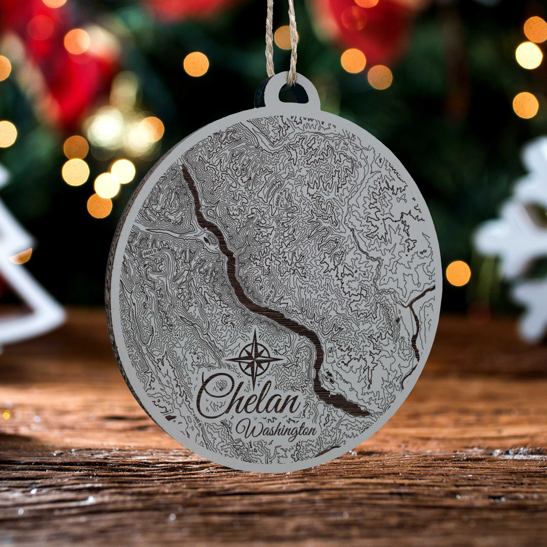 FP0884 - Chelan, WA Engraved Ornament (Standard)
