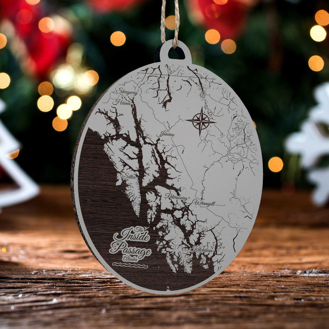 FP0706 - Inside Passage, AK Engraved Ornament (Bronze)