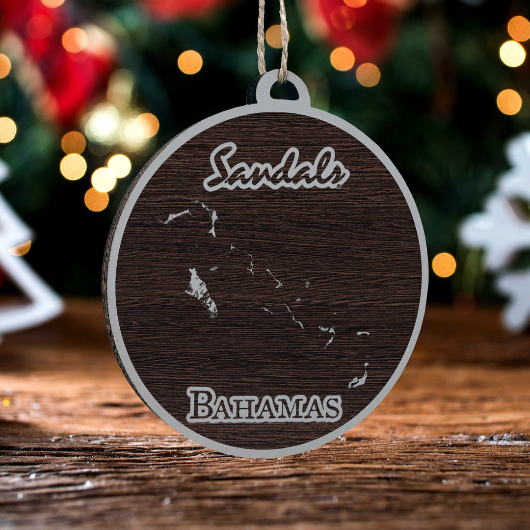 FP0699 - Sandals Bahamas Engraved Ornament (Bronze)