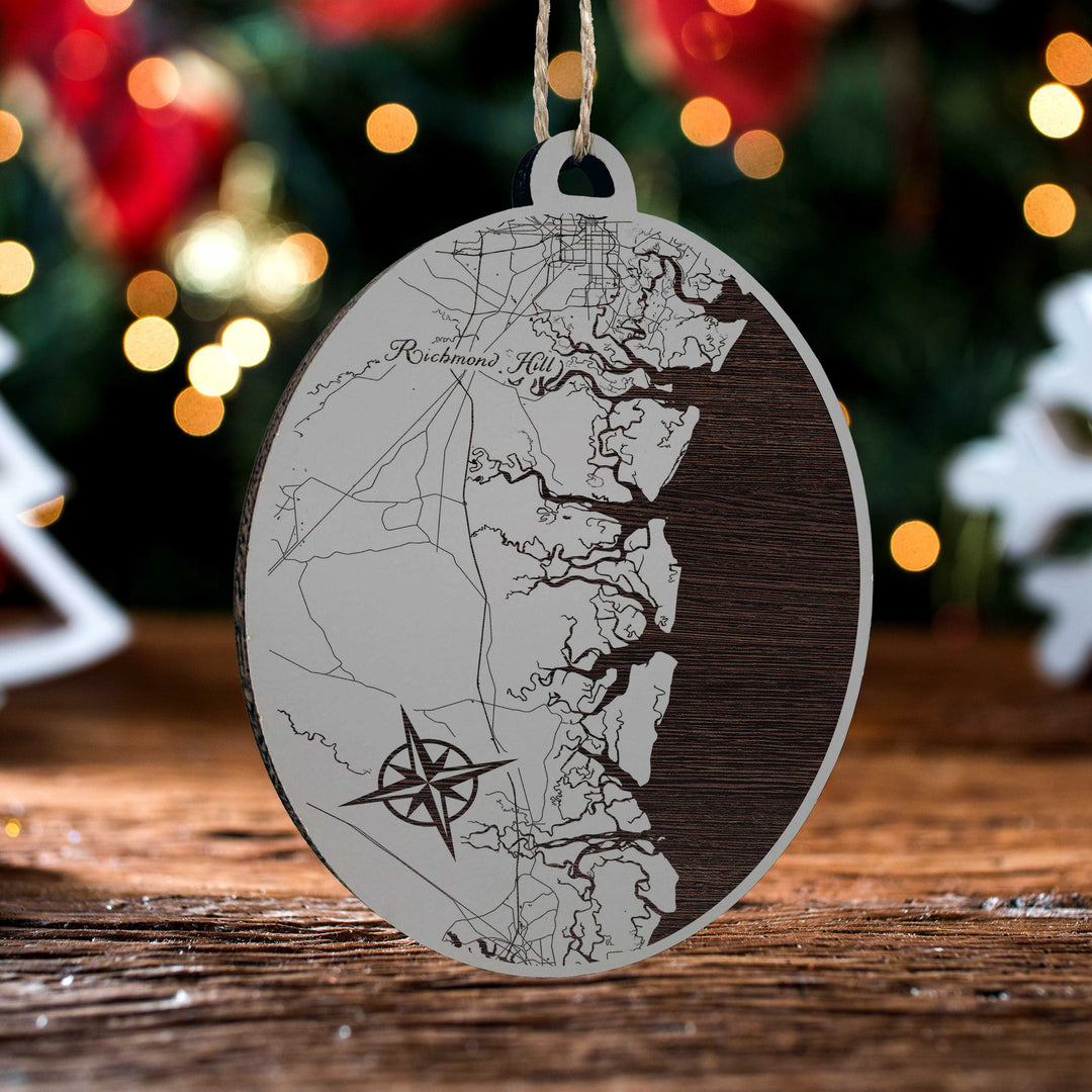 FP0488 - Richmond Hill, GA Engraved Ornament (Bronze)