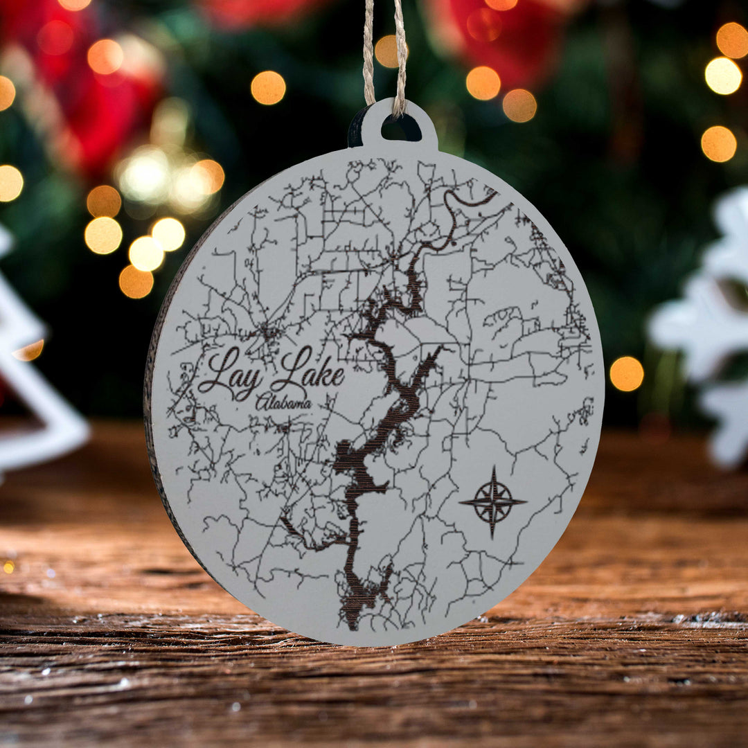 FP1533 - Lay Lake, AL Engraved Ornament (Standard)