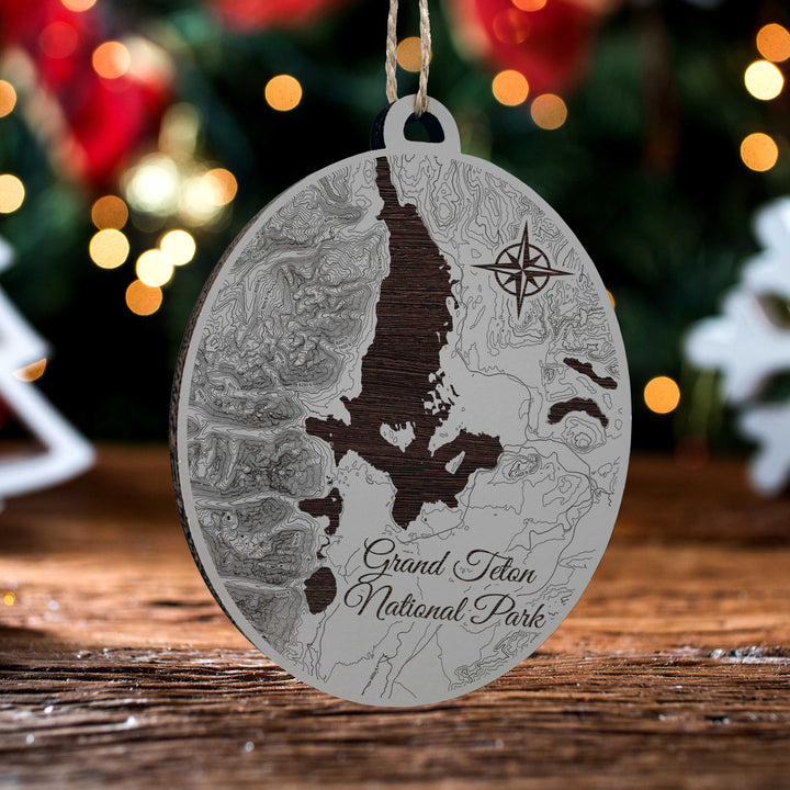 FP0614 - Grand Teton Nat'l Park Engraved Ornament (Bronze)