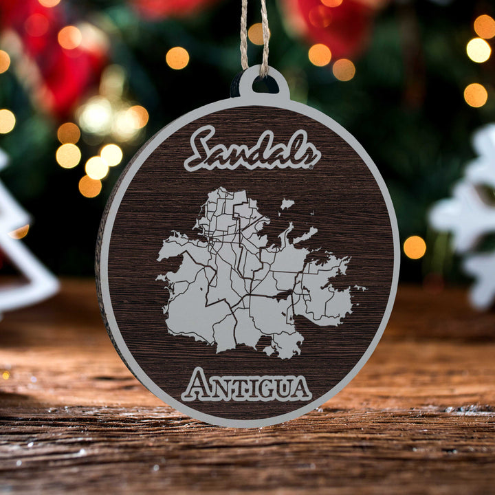 FP0699 - Sandals Antigua Engraved Ornament (Bronze)