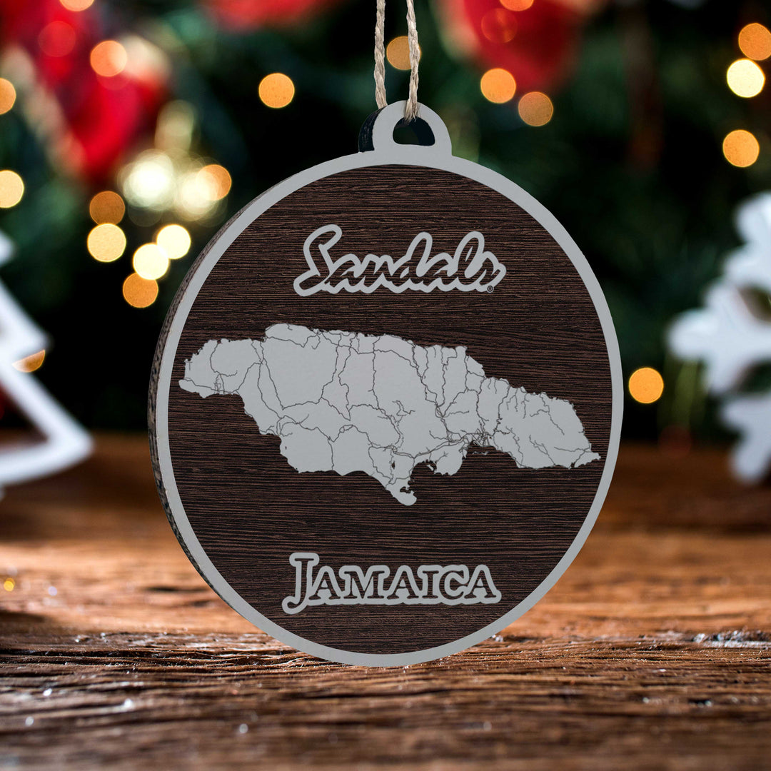 FP0699 - Sandals Jamaica Engraved Ornament (Bronze)
