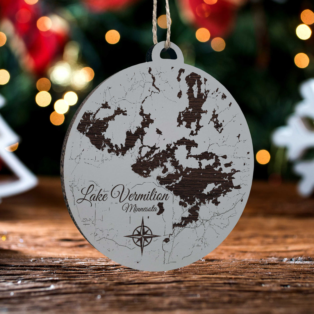FP0932 -Lake Vermilion, MN Engraved Ornament (Standard)