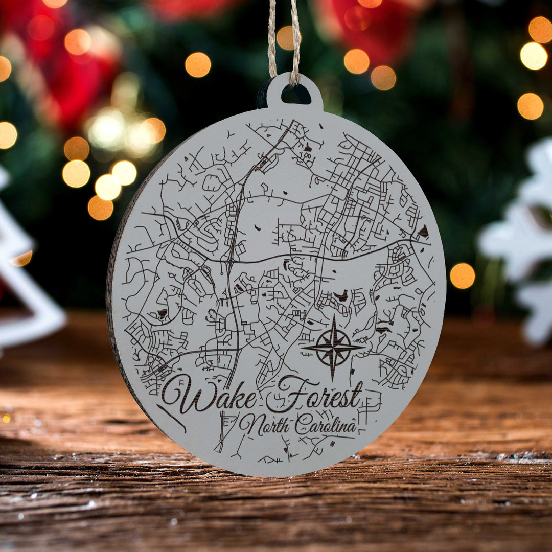 FP0849 - Wake Forest, NC Engraved Ornament (Standard)