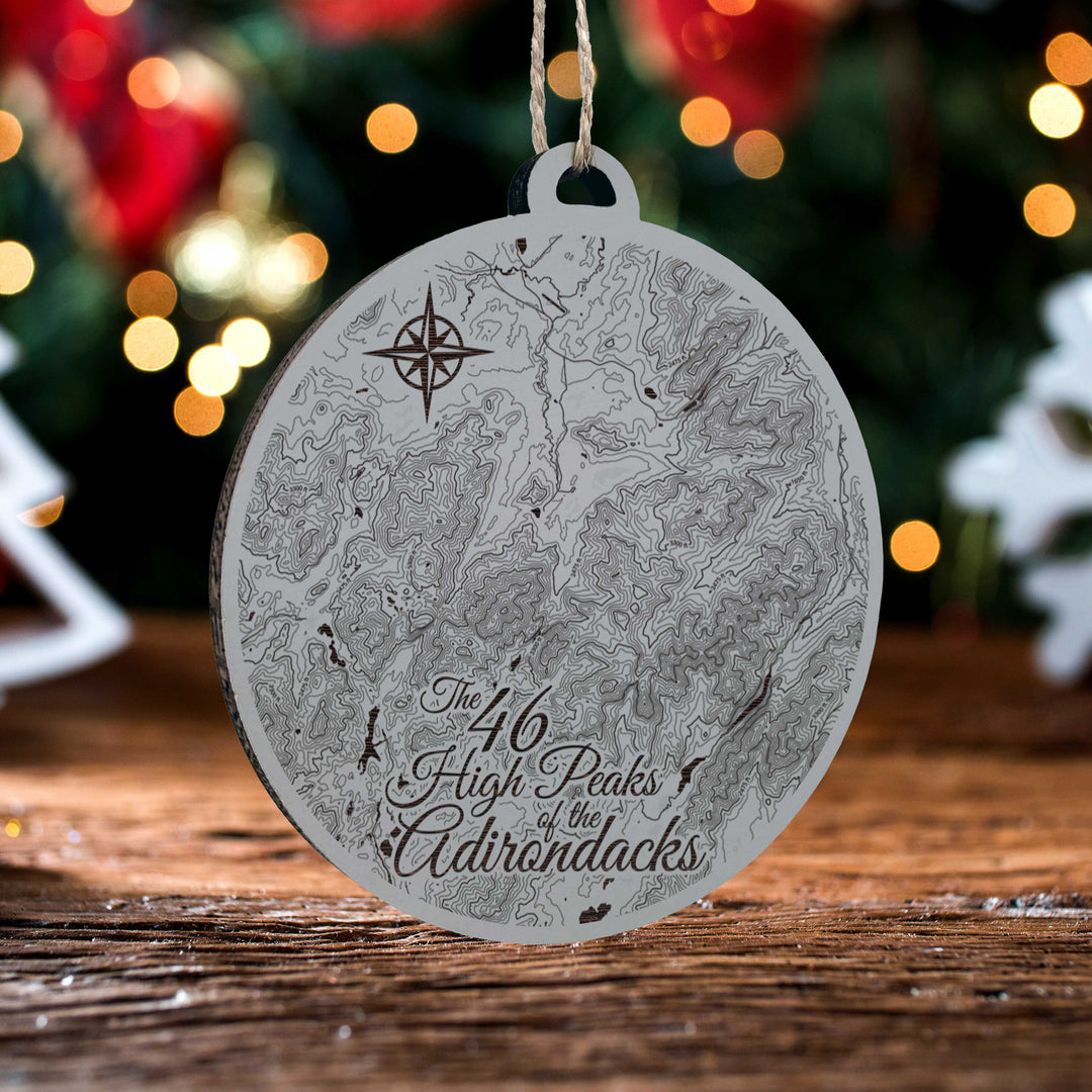 FP1112 - 46er's Adirondack Engraved Ornament (Silver)
