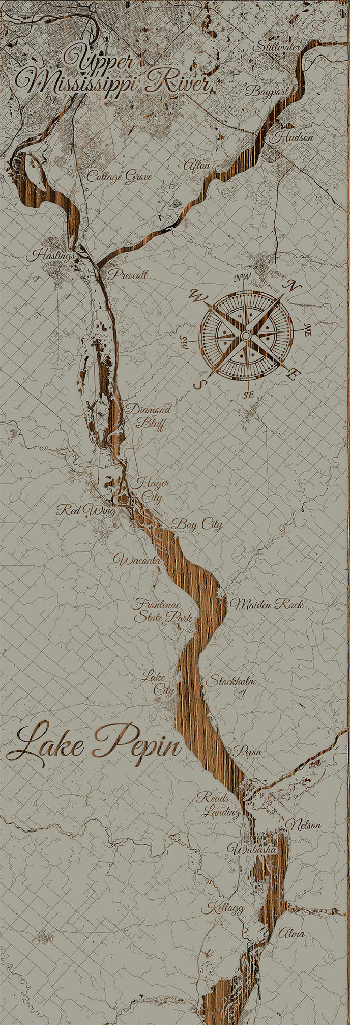 FP1185 - Lake City, MN Engraved Panoramic (Standard)