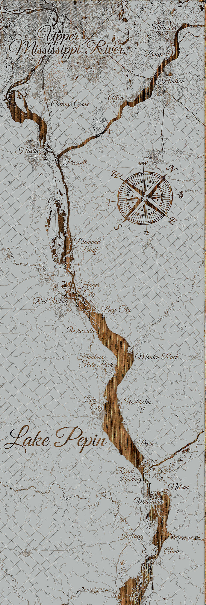 FP1185 - Lake City, MN Engraved Panoramic (Standard)