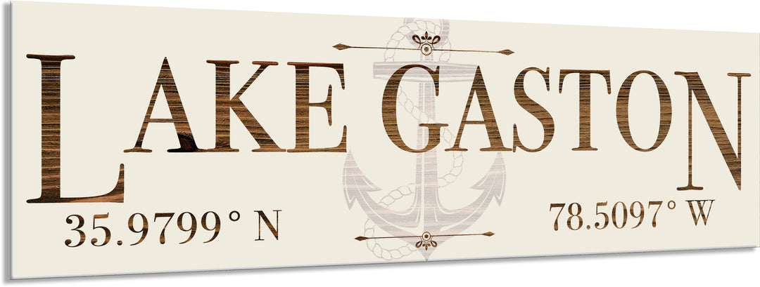 FP0849 - Lake Gaston, NC Engraved Stick (Standard)