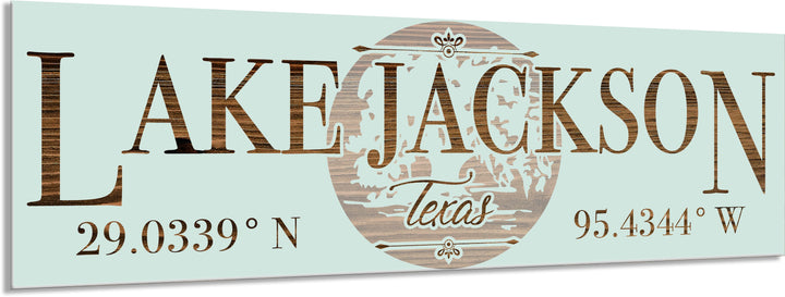 FP1466 - Lake Jackson, TX Engraved Stick (Standard)