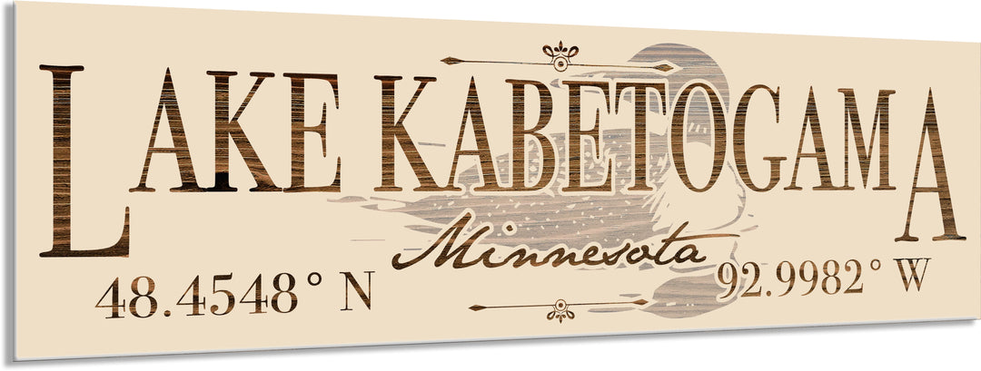 FP1148 - Lake Kabetogama, MN Engraved Stick (Standard)