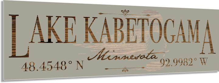 FP1148 - Lake Kabetogama, MN Engraved Stick (Standard)