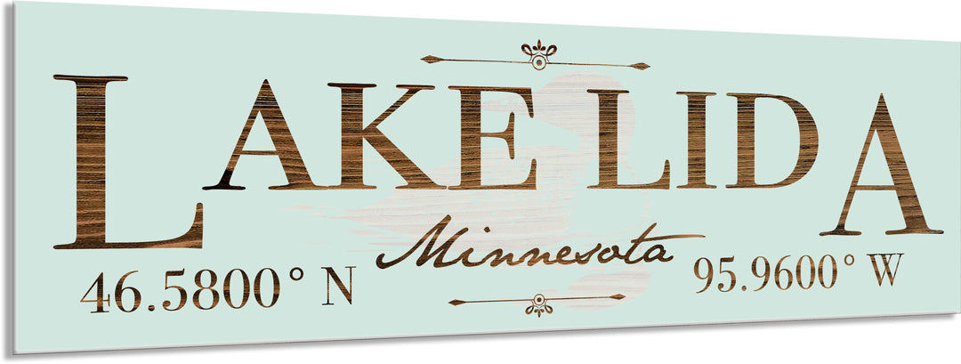 FP1412 - Lake Lida Loon, IN Engraved Stick (Standard)