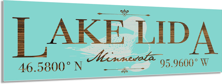 FP1412 - Lake Lida Loon, IN Engraved Stick (Standard)