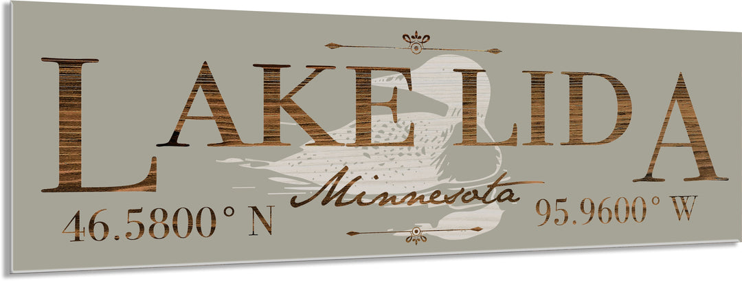 FP1412 - Lake Lida Loon, IN Engraved Stick (Standard)