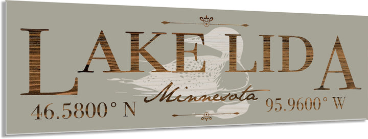 FP1412 - Lake Lida Loon, IN Engraved Stick (Standard)