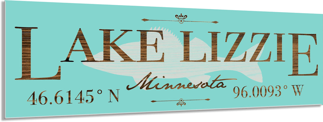 FP1412 - Lake Lizzie, IN Engraved Stick (Standard)