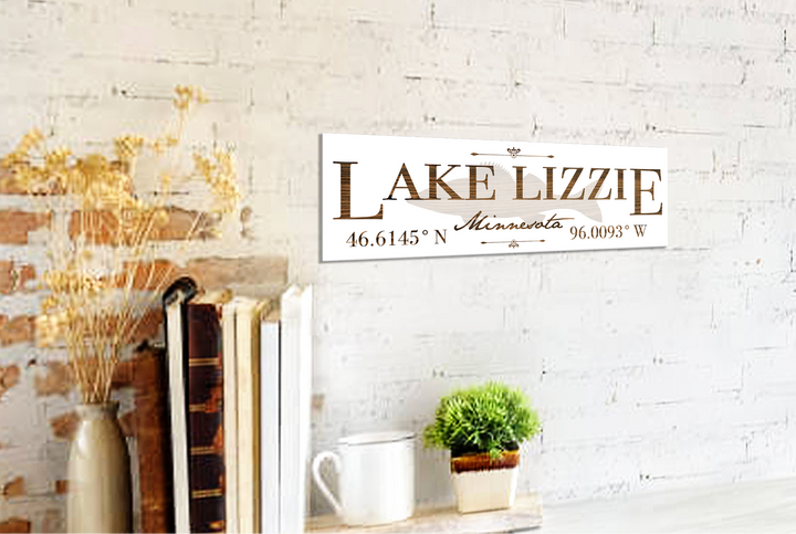 FP1412 - Lake Lizzie, IN Engraved Stick (Standard)