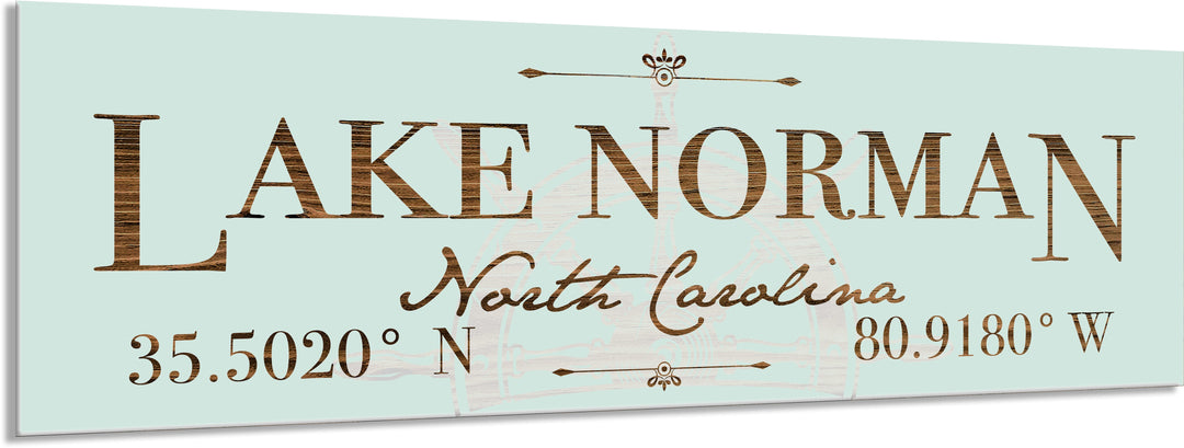 FP1665 - Lake Norman Helm, NC Engraved Stick (Standard)