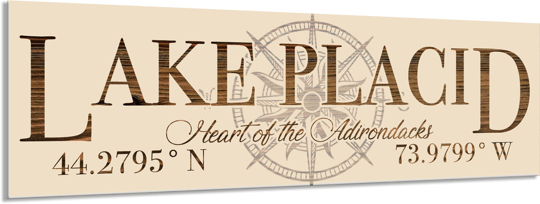 FP1112 - Lake Placid Heart of the Adirondacks, NY Engraved Stick (Silver)