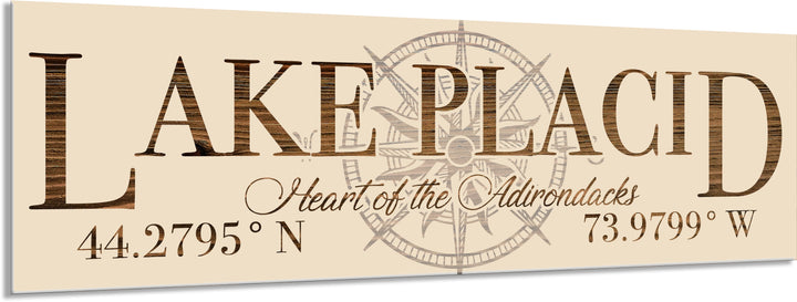 FP1112 - Lake Placid Heart of the Adirondacks, NY Engraved Stick (Silver)