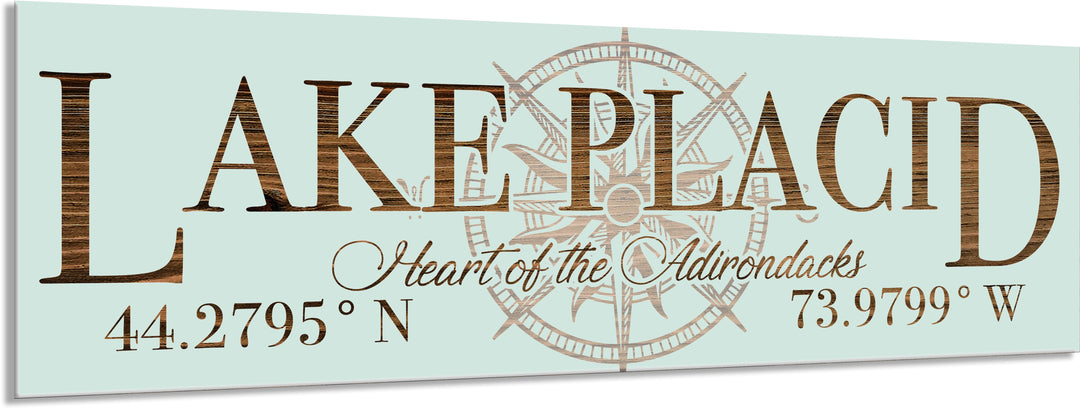 FP1112 - Lake Placid Heart of the Adirondacks, NY Engraved Stick (Silver)