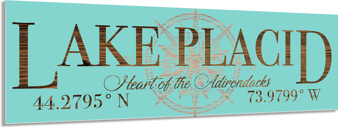 FP1112 - Lake Placid Heart of the Adirondacks, NY Engraved Stick (Silver)