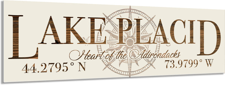 FP1112 - Lake Placid Heart of the Adirondacks, NY Engraved Stick (Silver)