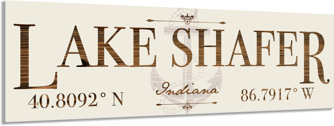 FP0976 - Lake Shafer, IN Engraved Stick (Standard)