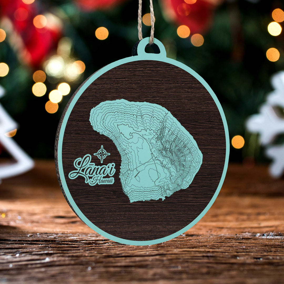 FP1584 - Lana'i, HI Engraved Ornament (Standard)