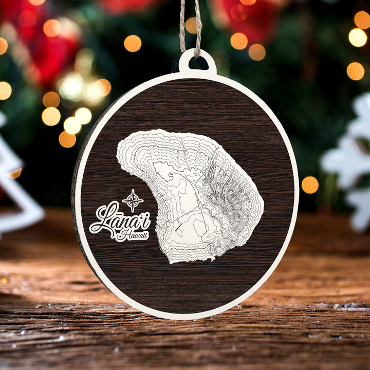 FP1584 - Lana'i, HI Engraved Ornament (Standard)