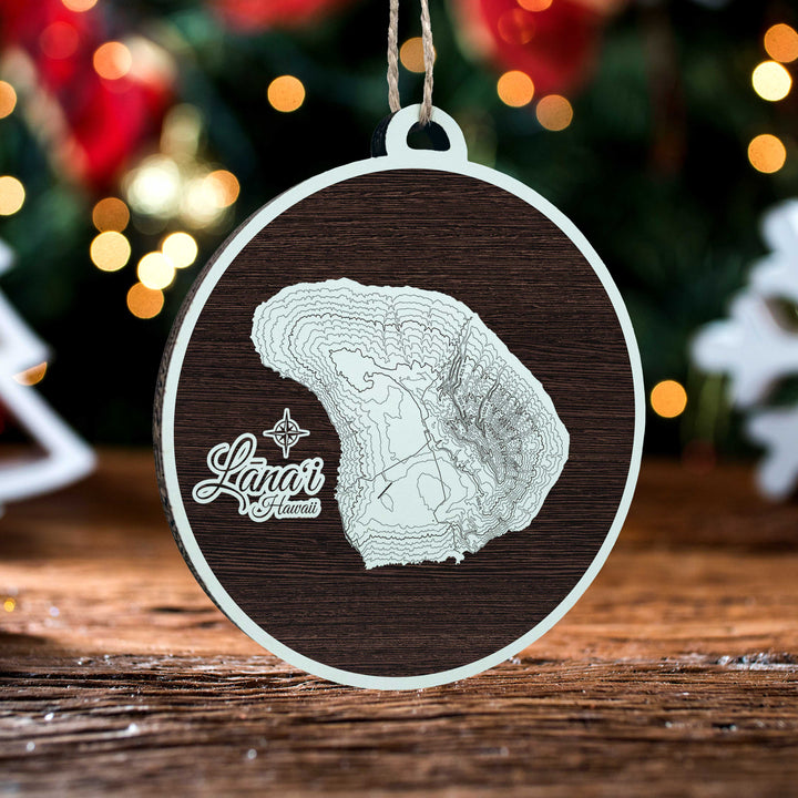 FP1584 - Lana'i, HI Engraved Ornament (Standard)