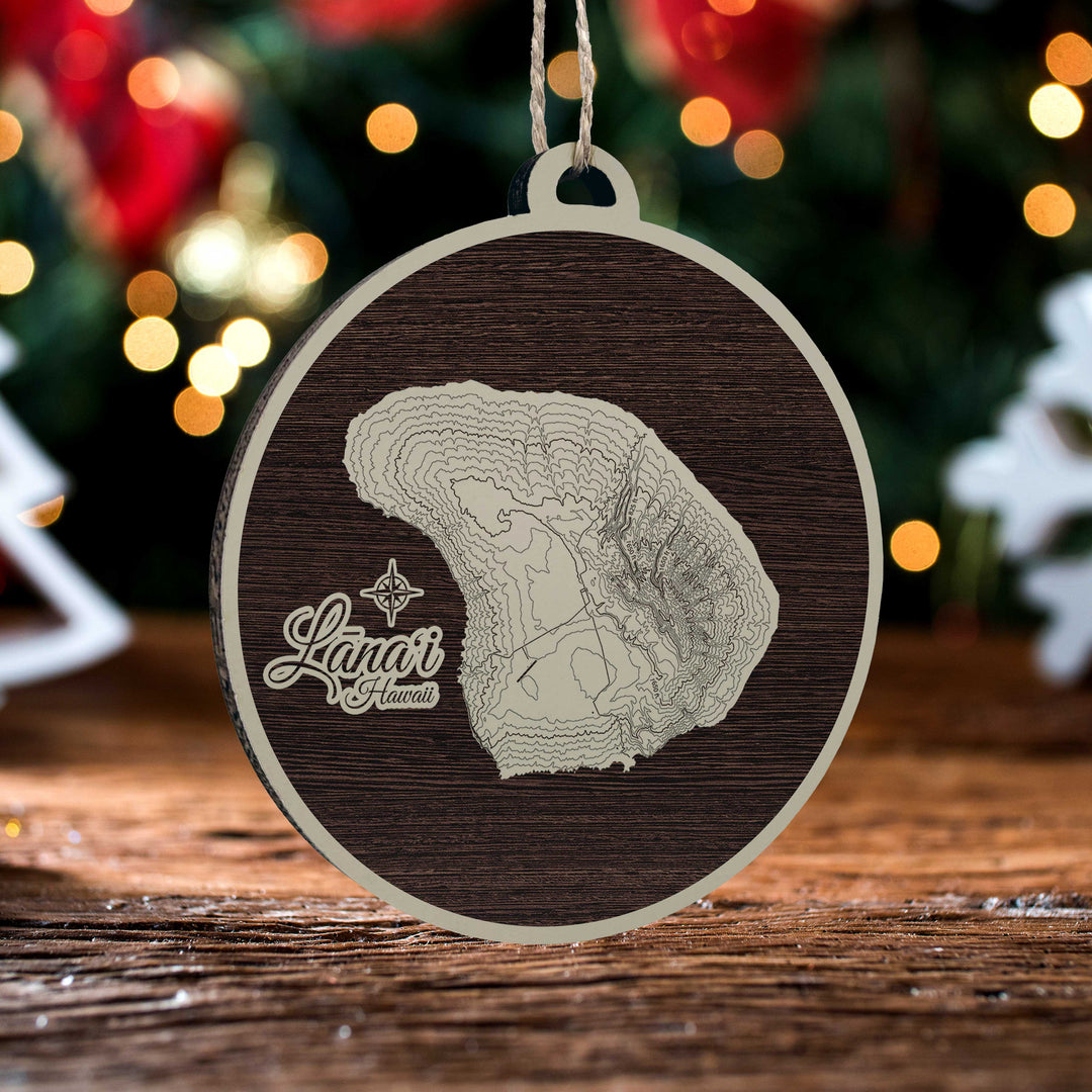 FP1584 - Lana'i, HI Engraved Ornament (Standard)