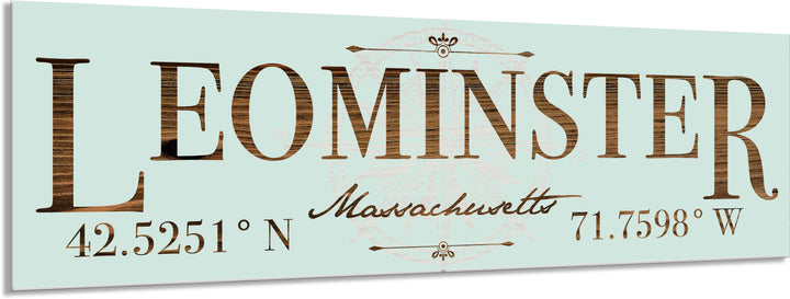 FP1039 - Leominster, MA Engraved Stick (Standard)