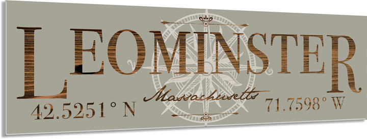 FP1039 - Leominster, MA Engraved Stick (Standard)