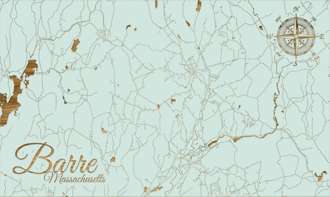 FP0805 - Barre, MA Engraved Map (Standard)