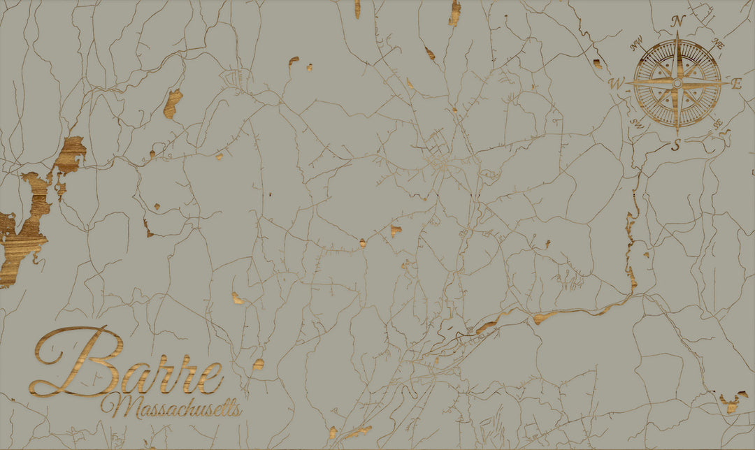 FP0805 - Barre, MA Engraved Map (Standard)