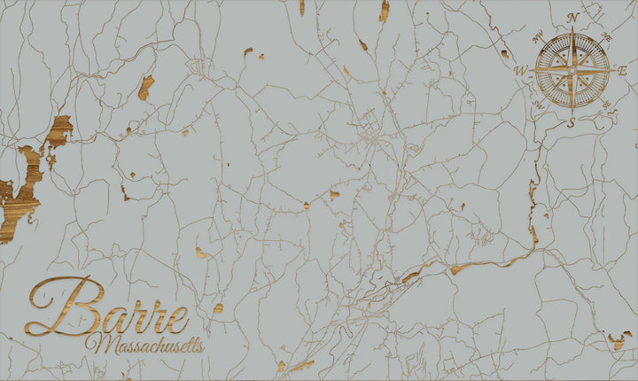 FP0805 - Barre, MA Engraved Map (Standard)
