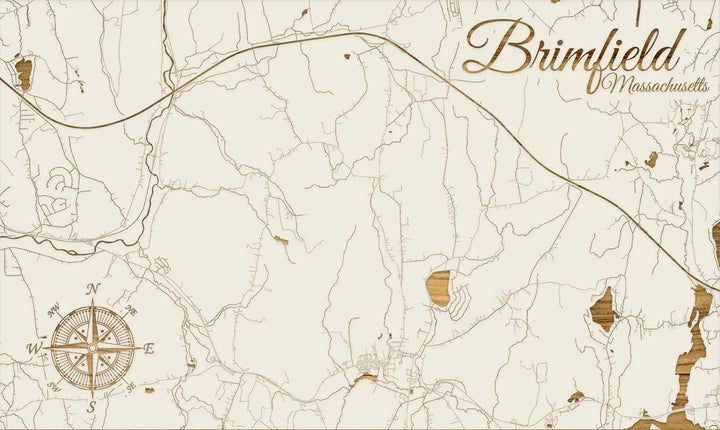 FP0805 - Brimfield, MA Engraved Map (Standard)