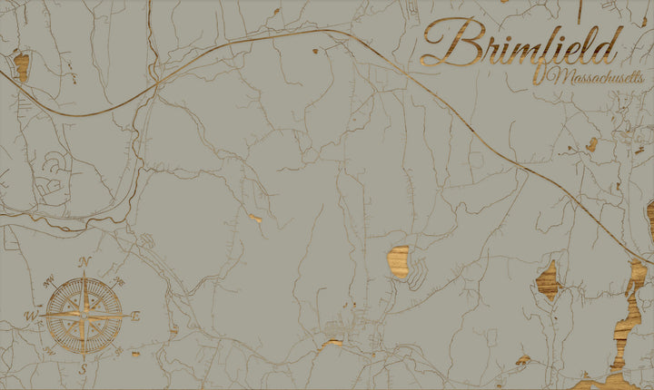 FP0805 - Brimfield, MA Engraved Map (Standard)