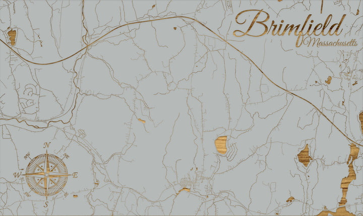FP0805 - Brimfield, MA Engraved Map (Standard)