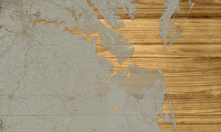 FP1536 - Ches Bottom, MD Engraved Map (Standard)