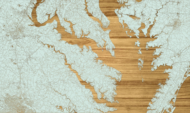 FP1536 - Ches Middle, MD Engraved Map (Standard)